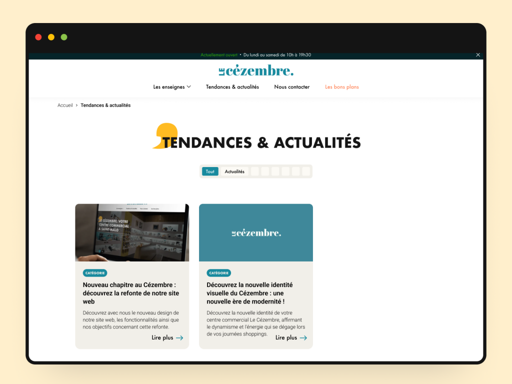 Website Actualites